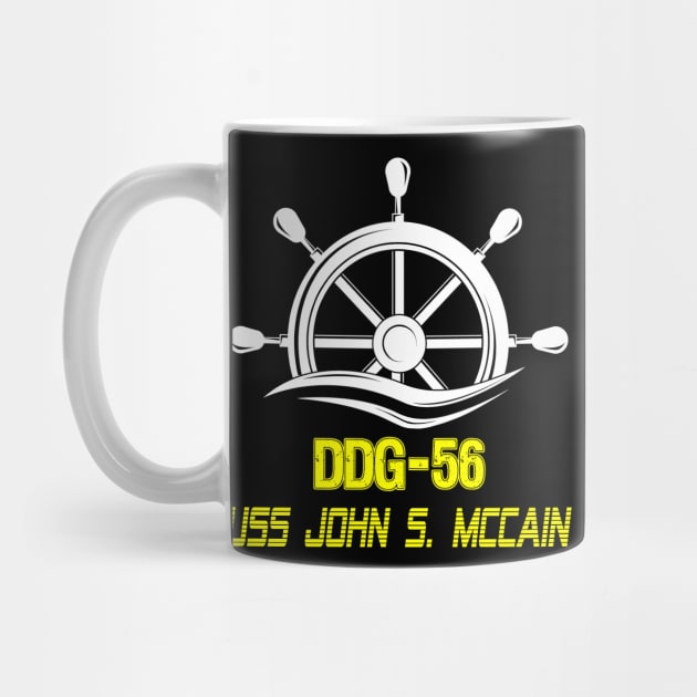 Uss John Mccain DDG 56 Gold by Javacustoms